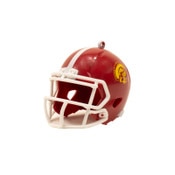 USC Trojans Cardinal SC Interlock ABS Football Helmet Ornament